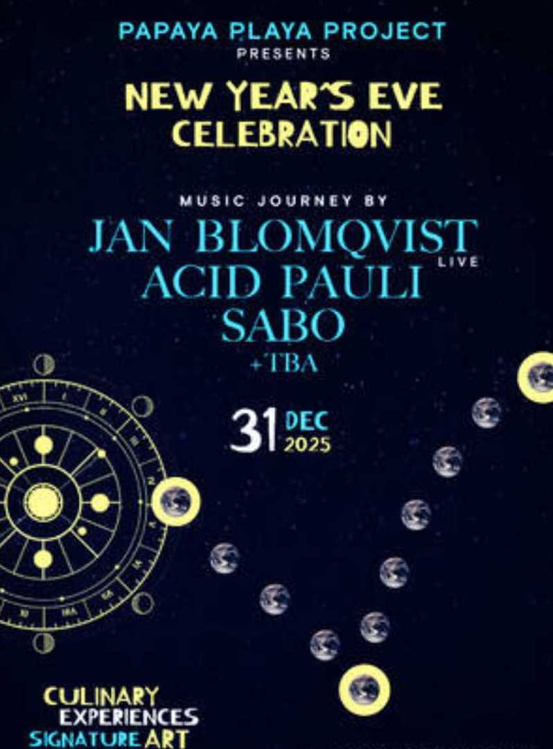 NEW YEAR’S EVE CELEBRATION BY PAPAYA PLAYA PROJECT