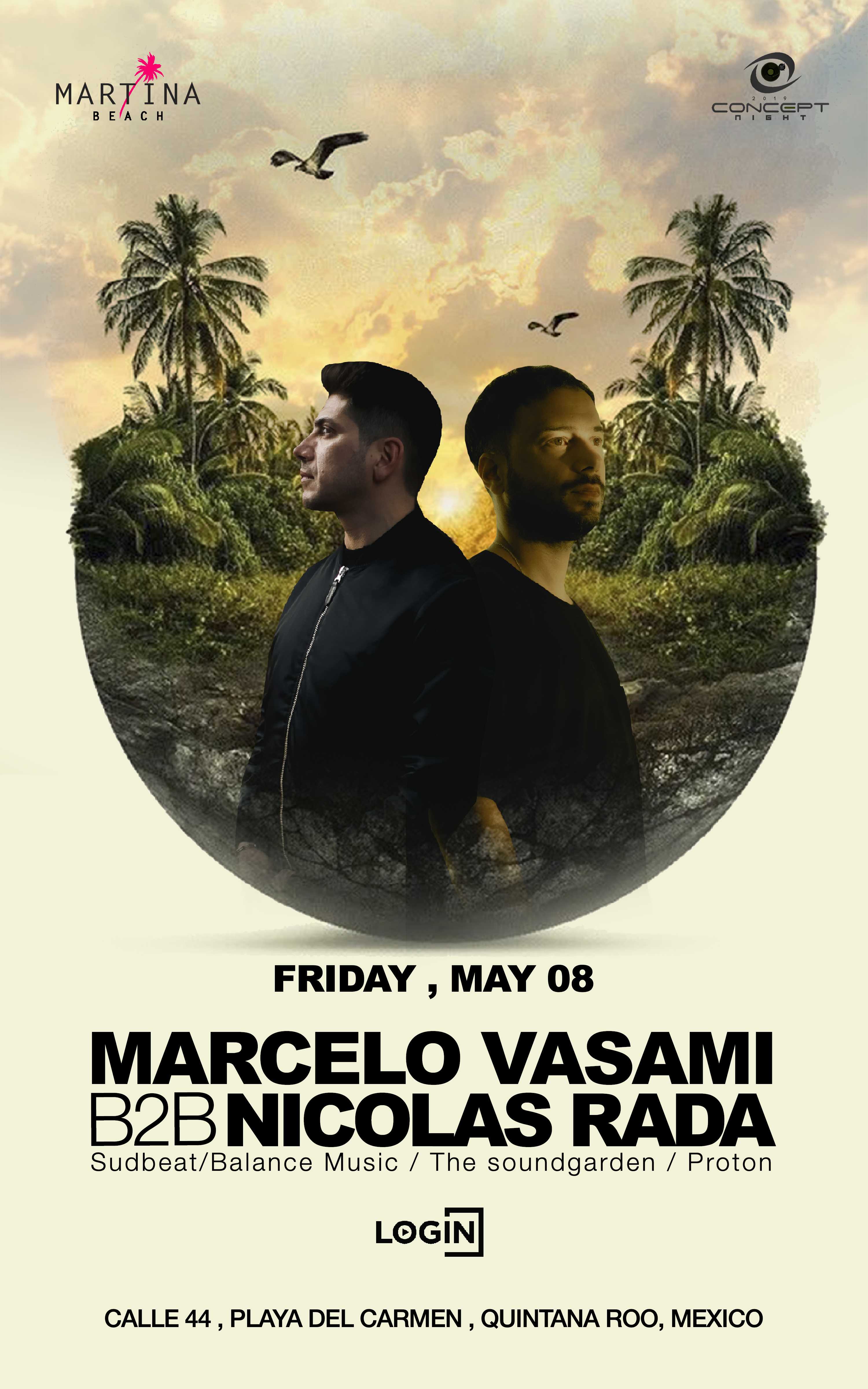Marcelo Vasami B2B Nicolas Rada @ CONCEPT NIGHT