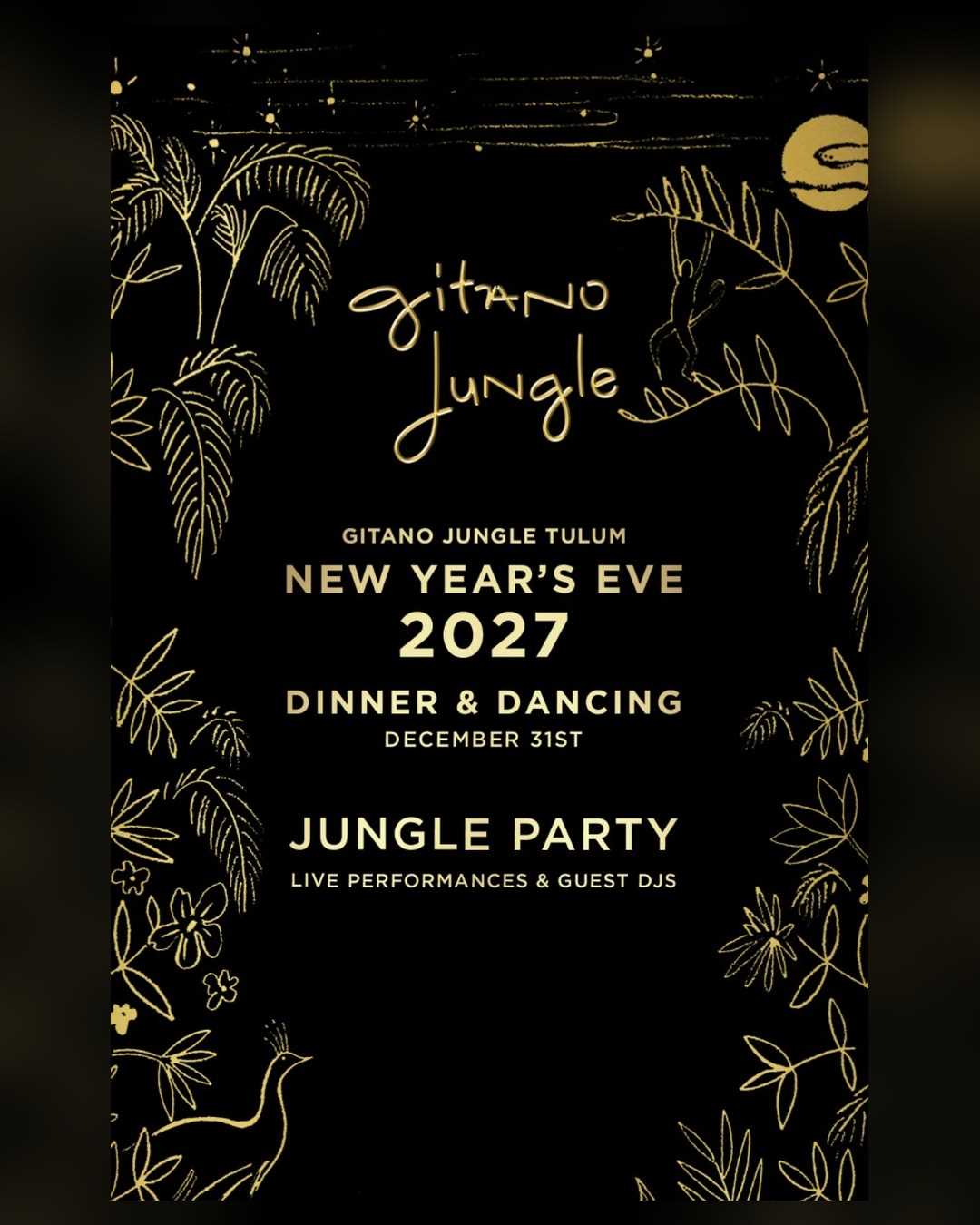 New Year's Eve en Gitano Jungle Tulum