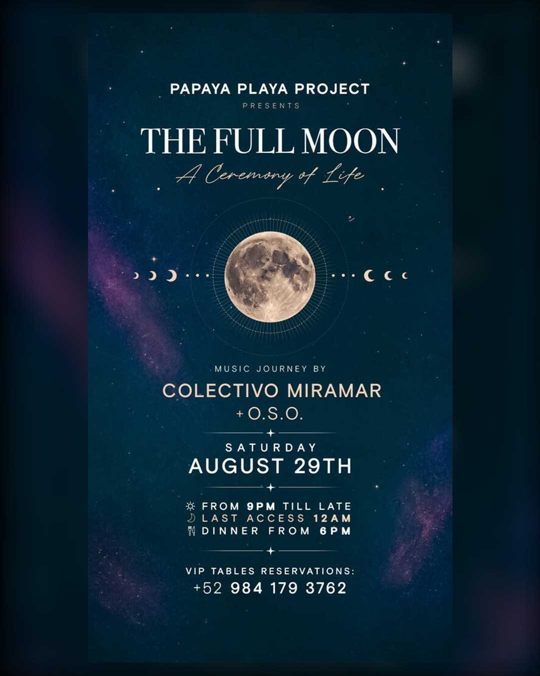 Papaya Playa Project presenta The Full Moon