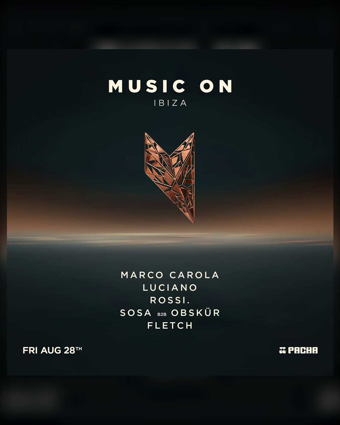 Marco Carola presents Music On