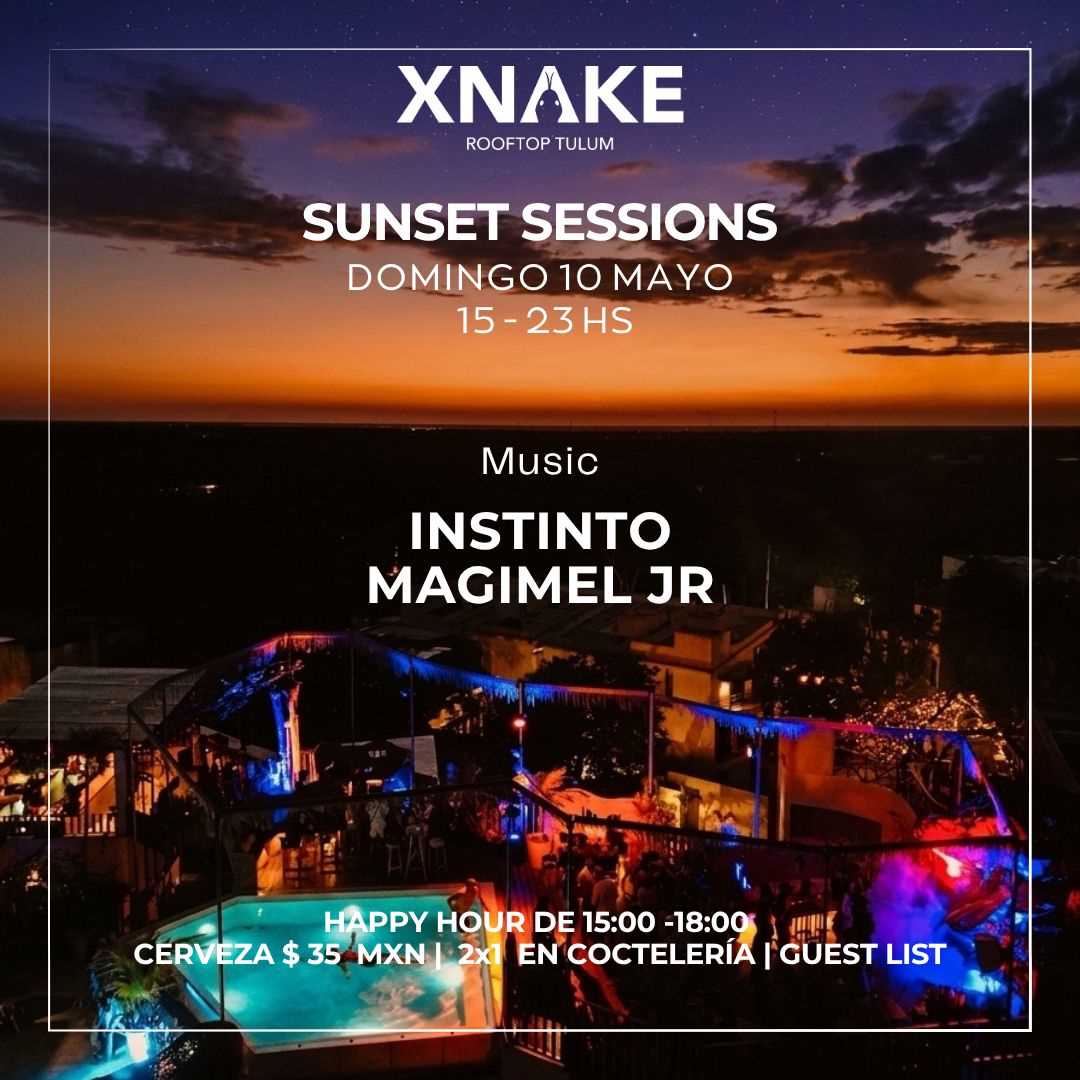 SUNSET SESSIONS: INSTINTO    Y   MAGIMEL JR