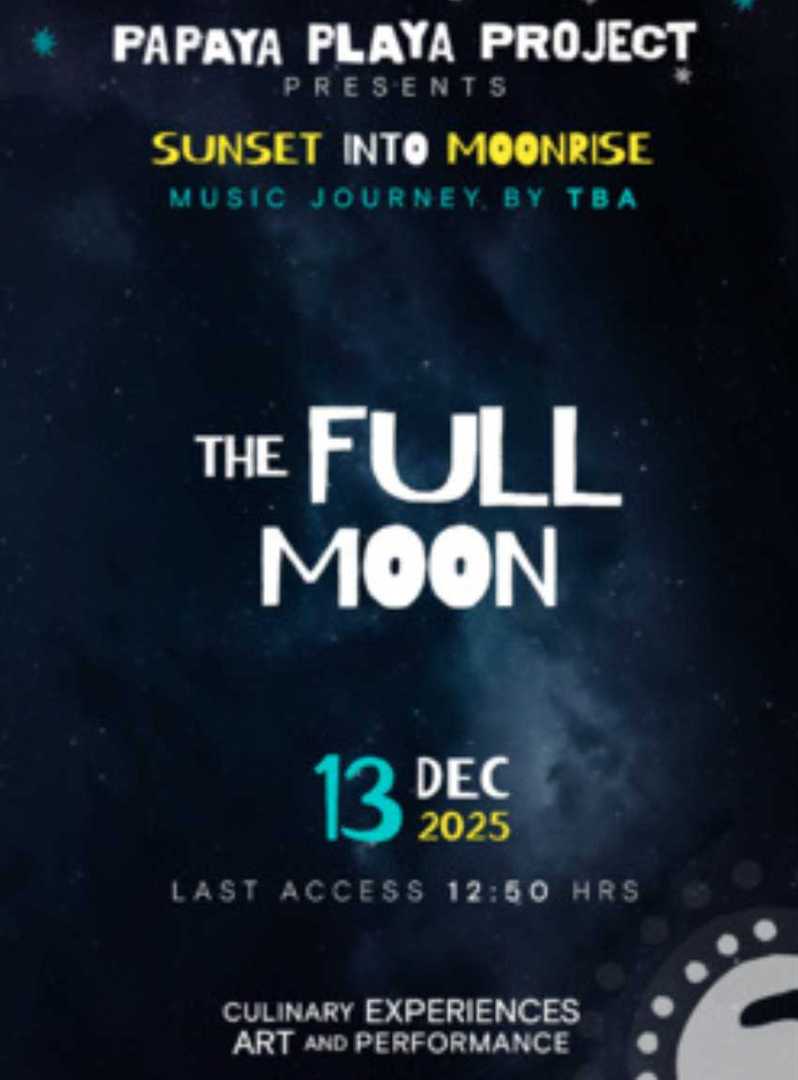 THE FULL MOON BY PAPAYA PLAYA PROJECT 13/12
