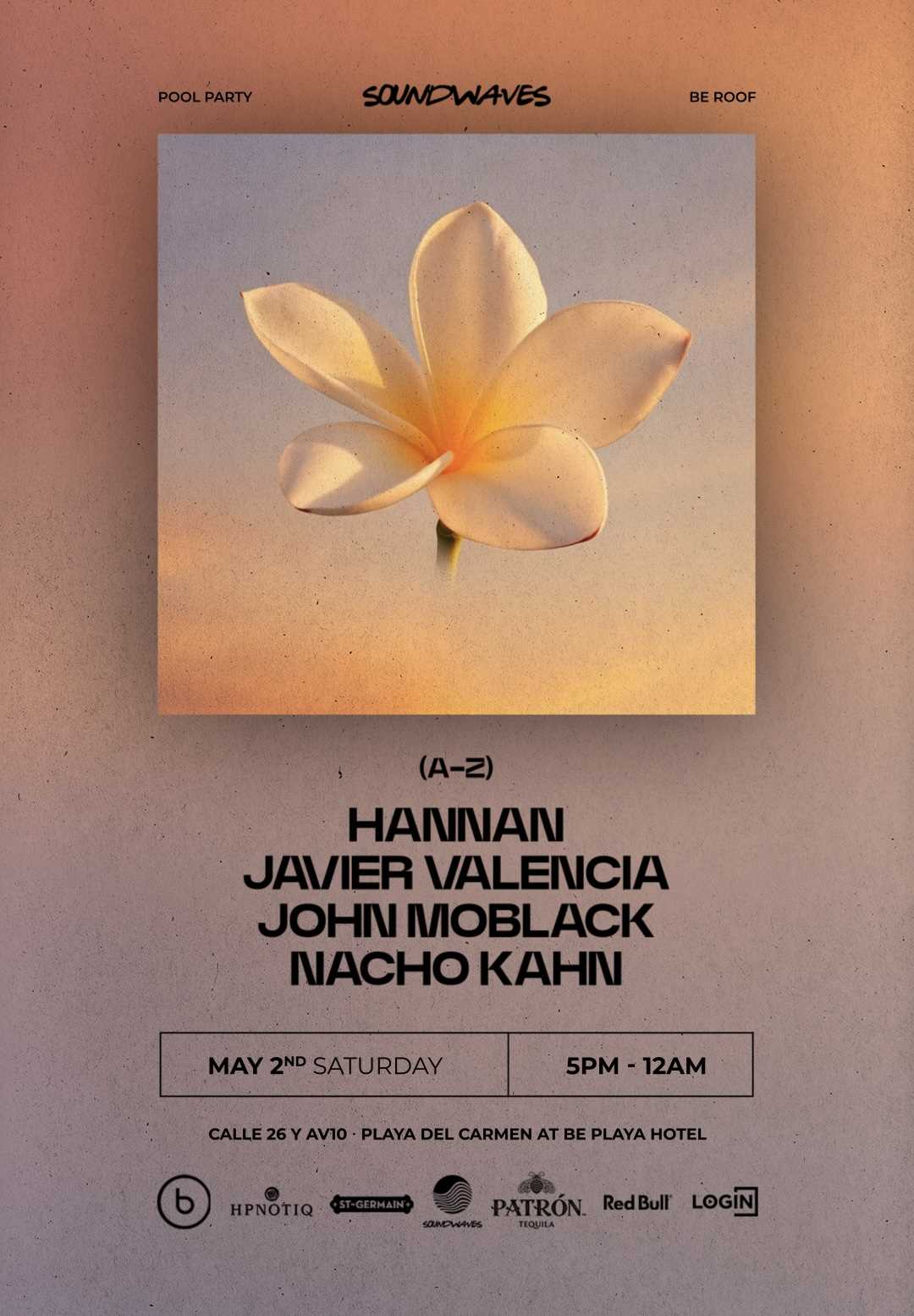 SOUNDWAVES – POOL PARTY @ BE ROOF 🌴🌊