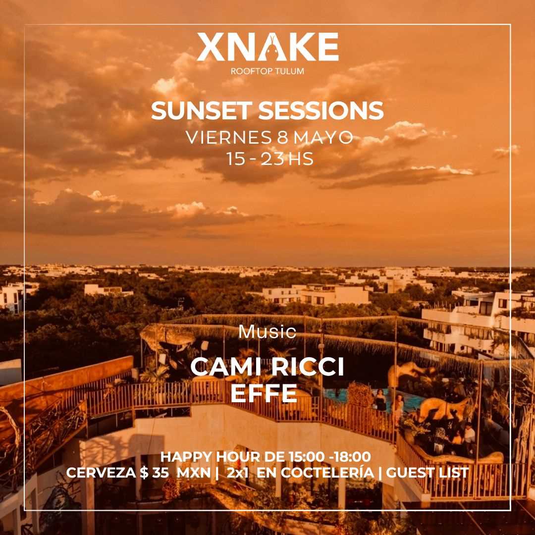 SUNSET SESSIONS con CAMI RICCI  Y  EFFE