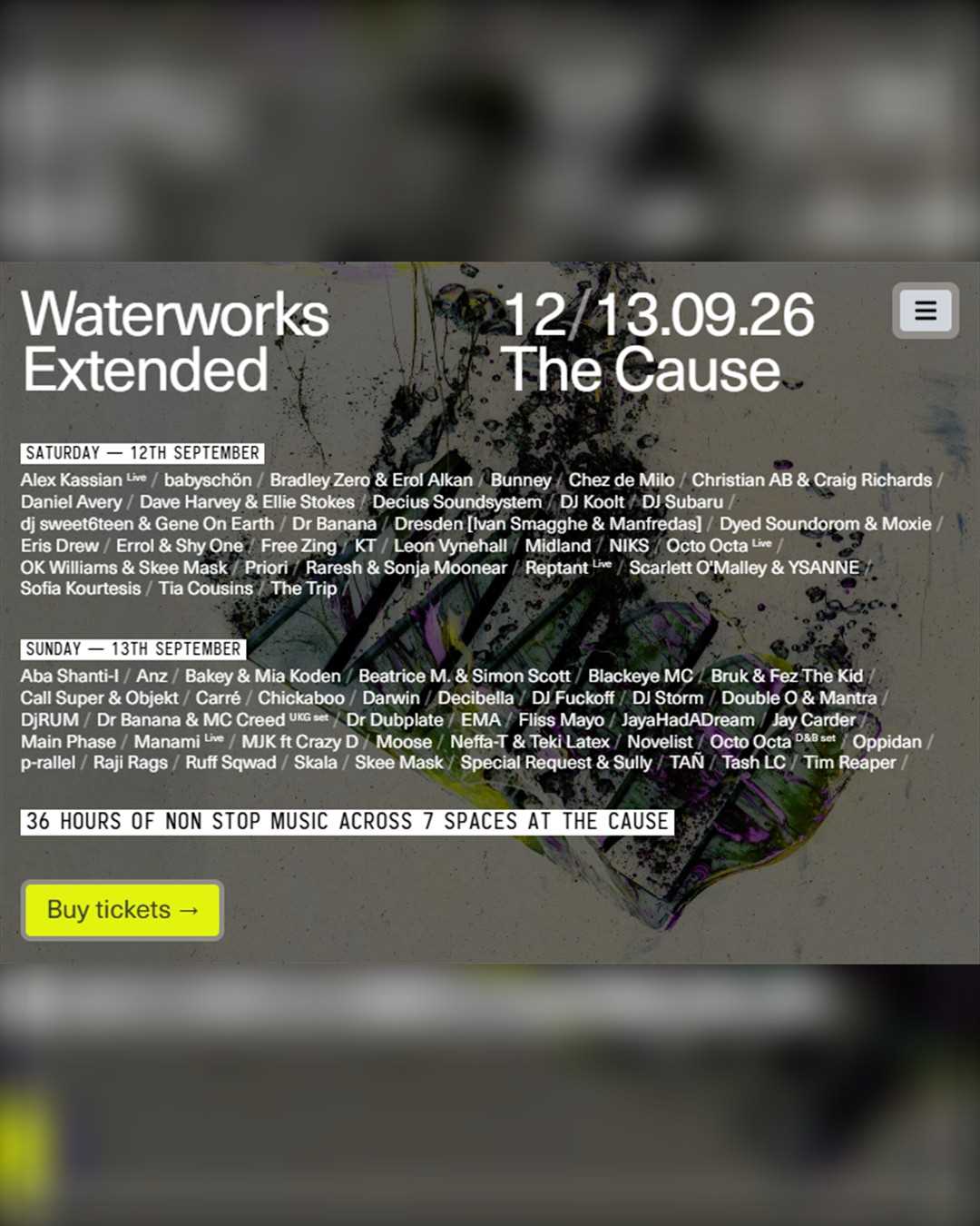 Waterworks Extended 2026