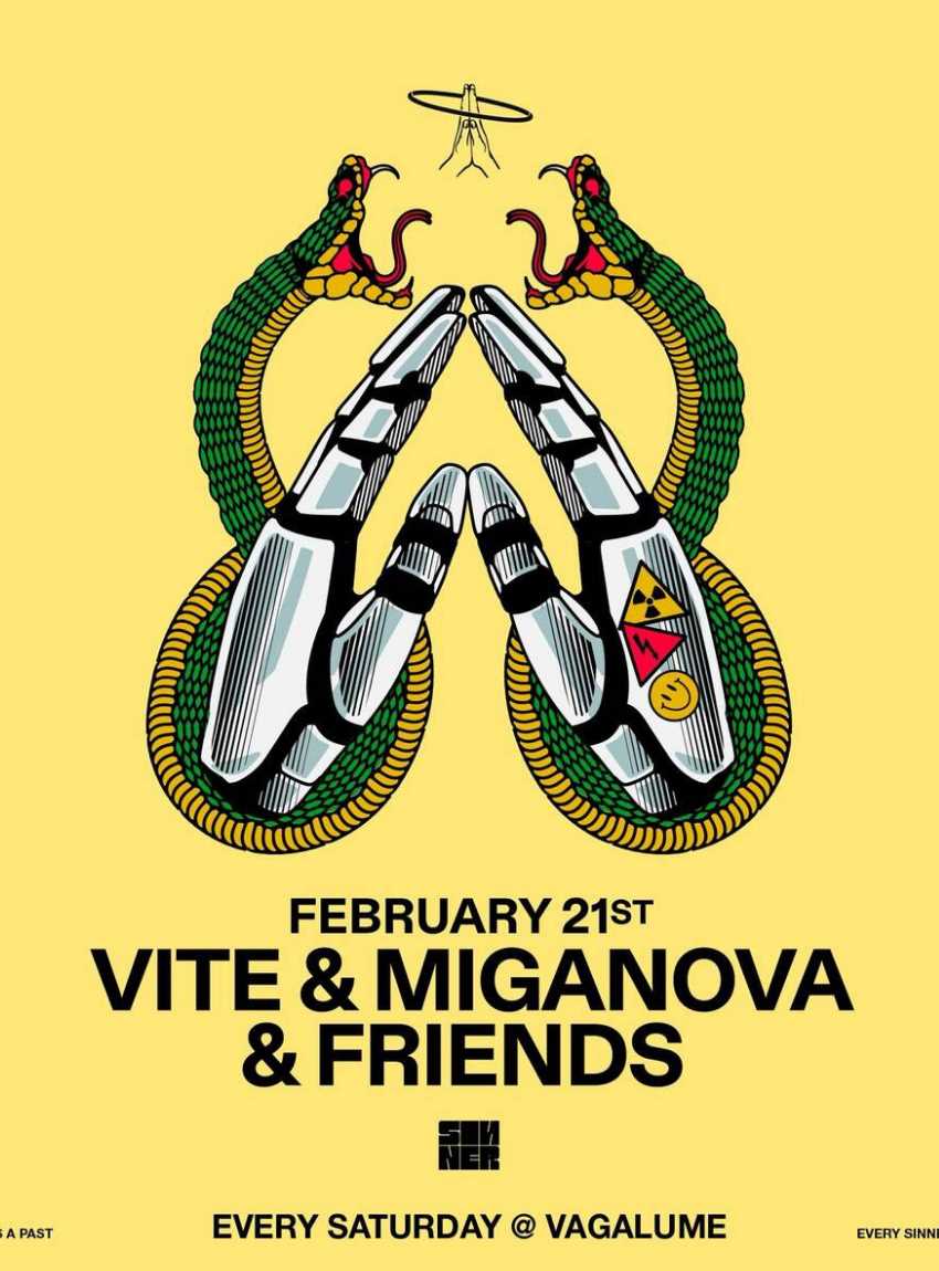 SINNER PRESENT VITE & MIGANOVA & FRIENDS