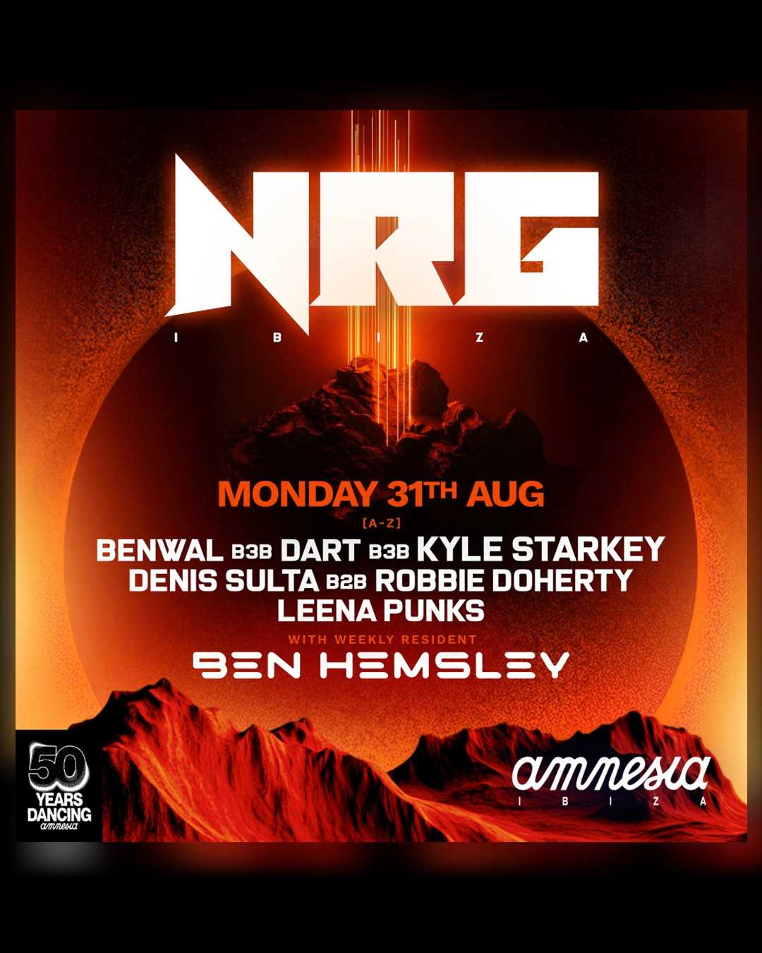NRG en Amnesia Ibiza