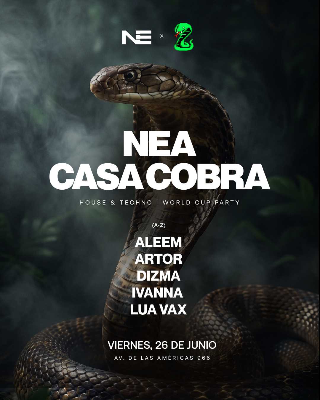 NEA X Casa Cobra